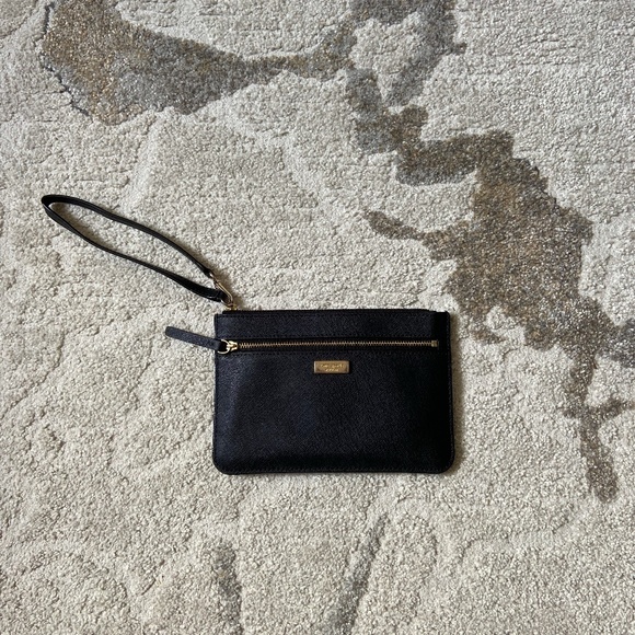 FREE WITH $15+ PURCHASE // Kate Spade // Wristlet // Black - Picture 2 of 6